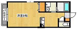 アルバ庚午 ワンルームの間取図画像