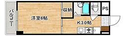 エル・プエンテ 1Kの間取図画像