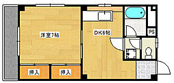 コーポせいぶ 1DKの間取図画像