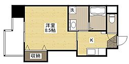 セイコウ光町 1Kの間取図画像