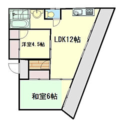 マンションサカエ 2LDKの間取図画像