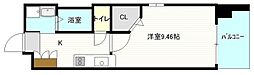 アルファレガロ駅前通り 1Kの間取図画像