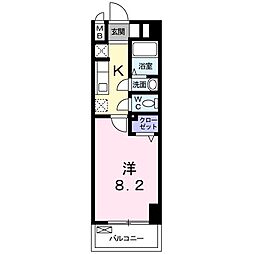 M&K.ホープマンション 1Kの間取図画像