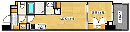 ブランシエスタ広島駅 1LDKの間取図画像