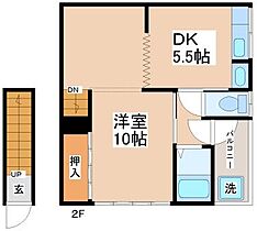 養老ハイツ 201 ｜ 兵庫県神戸市須磨区養老町3丁目（賃貸アパート1DK・2階・30.20㎡） その2