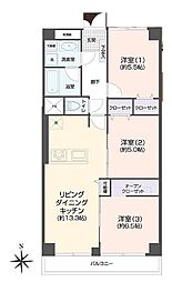 間取図画像 3LDK