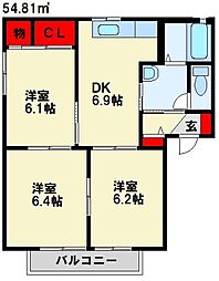 ヴィラ・サンロイヤル C棟 2階