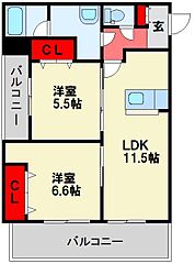 物件の間取り