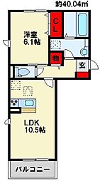 リアン ド ファミーユ穴生 2階/-