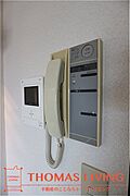 来客者が確認出来るモニター付きインターフォン。
