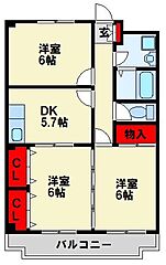 物件の間取り