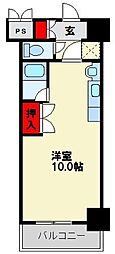 ベルガ菅原 ワンルームの間取図画像