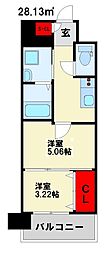 ギャラン穴生Neo 2Kの間取図画像