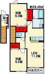 物件の間取り