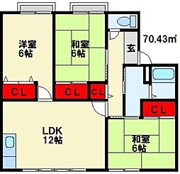 JR筑豊本線 本城駅 徒歩14分