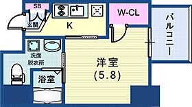 ララプレイス三宮ルミナージュ  ｜ 兵庫県神戸市中央区御幸通2丁目（賃貸マンション1K・15階・22.62㎡） その2