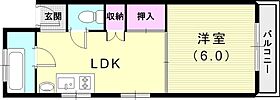 KMコート  ｜ 兵庫県神戸市中央区下山手通8丁目16-4（賃貸マンション1LDK・4階・36.00㎡） その2