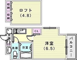 エステムコート神戸・県庁前IVグランディオ  ｜ 兵庫県神戸市中央区下山手通7丁目（賃貸マンション1K・6階・20.60㎡） その2