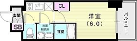 エスリード神戸大倉山ヒルズ  ｜ 兵庫県神戸市中央区楠町3丁目4-11（賃貸マンション1K・2階・21.00㎡） その2