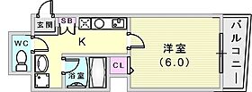 オーシャンビュー湊町  ｜ 兵庫県神戸市兵庫区湊町1丁目17-8（賃貸マンション1K・2階・21.50㎡） その2