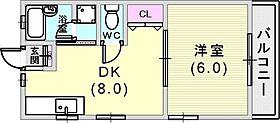 リリーオブザヴァレー  ｜ 兵庫県神戸市北区鈴蘭台東町3丁目3-25（賃貸アパート1DK・2階・29.48㎡） その2