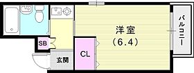 KF中山手マンション  ｜ 兵庫県神戸市中央区中山手通7丁目25-31（賃貸マンション1K・3階・20.00㎡） その2