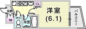 エステムコート神戸・県庁前  ｜ 兵庫県神戸市中央区下山手通6丁目4-1（賃貸マンション1K・9階・19.17㎡） その2