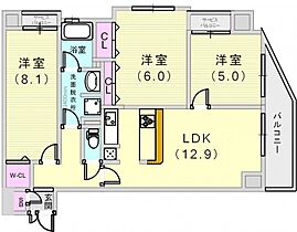 アーバネックス元町通  ｜ 兵庫県神戸市中央区元町通6丁目（賃貸マンション3LDK・3階・71.97㎡） その2