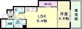 プランドール  ｜ 兵庫県神戸市北区山田町下谷上字中段（賃貸アパート1LDK・1階・34.48㎡） その2