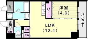 ルガールボニート新神戸  ｜ 兵庫県神戸市中央区布引町1丁目（賃貸マンション1LDK・2階・43.53㎡） その2