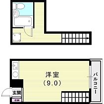 スマイルIII番館 11 ｜ 兵庫県神戸市北区鹿の子台北町4丁目22-11（賃貸マンション1K・1階・23.00㎡） その2