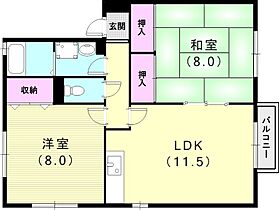 Forever HillV  ｜ 兵庫県神戸市北区鹿の子台南町3丁目（賃貸アパート2LDK・2階・62.10㎡） その2