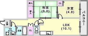 プロスペリテ神戸  ｜ 兵庫県神戸市灘区岩屋北町3丁目（賃貸マンション2LDK・3階・52.79㎡） その2