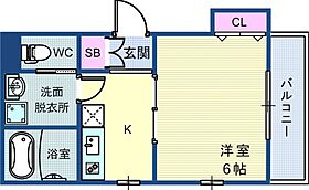 CoLaBo熊内橋通  ｜ 兵庫県神戸市中央区熊内橋通1丁目（賃貸アパート1K・2階・22.95㎡） その2