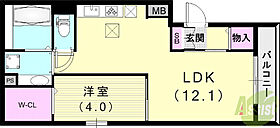 ディアコート住吉本町  ｜ 兵庫県神戸市東灘区住吉本町2丁目（賃貸アパート1LDK・2階・41.30㎡） その2