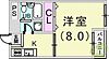 ピアシティ魚崎4階4.3万円