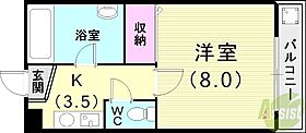 有馬道ハイツ  ｜ 兵庫県神戸市東灘区住吉本町2丁目（賃貸マンション1K・4階・26.00㎡） その2