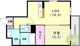 LUZ　KOBE  ｜ 兵庫県神戸市東灘区青木5丁目（賃貸マンション1LDK・1階・41.14㎡） その2