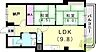 間取り：3LDK（56.67平米）独立洗面台・室内洗濯機置場・収納