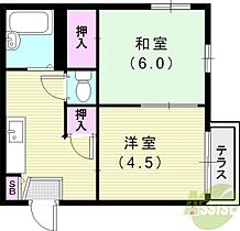 カーサ楠II  ｜ 兵庫県西宮市甲子園口5丁目（賃貸アパート2K・1階・30.60㎡） その2