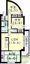 S-RESIDENCE夙川  ｜ 兵庫県西宮市神園町2-88（賃貸マンション3LDK・1階・76.63㎡） その2