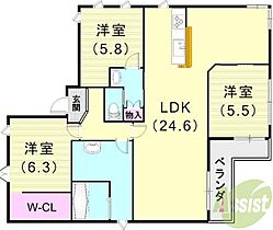 Casa　ApuKapi  ｜ 兵庫県芦屋市大原町17-13（賃貸アパート3LDK・3階・98.60㎡） その2