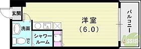 サンハイツ本山  ｜ 兵庫県神戸市東灘区本山南町9丁目（賃貸マンション1R・6階・15.00㎡） その2