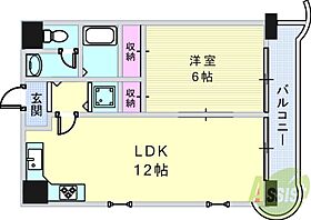 LAPIS  ｜ 兵庫県西宮市林田町（賃貸マンション1LDK・2階・40.00㎡） その2