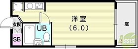 アバントコート御影塚町 1B ｜ 兵庫県神戸市東灘区御影塚町2丁目（賃貸マンション1R・1階・21.35㎡） その2