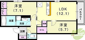 Dear Court  ｜ 兵庫県神戸市東灘区深江南町4丁目12-29（賃貸アパート2LDK・3階・60.25㎡） その2