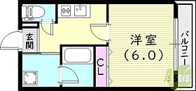 CoLaBo甲子園West  ｜ 兵庫県西宮市今津久寿川町7-4（賃貸アパート1K・1階・26.00㎡） その2