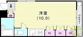 レジデンスドール  ｜ 兵庫県西宮市鳴尾町2丁目（賃貸マンション1R・5階・23.00㎡） その2