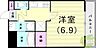 間取り：1K（24平米）浴室乾燥機・室内洗濯機置場・独立洗面台・収納