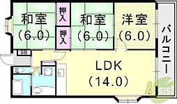 ベルシオン芦屋 2階